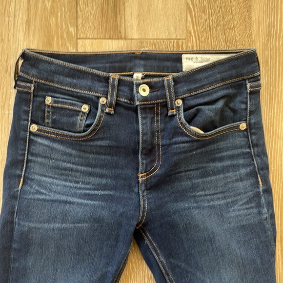 Rag & Bone Ankle Skinny Jeans Bloo Moon 26 - Picture 2 of 12